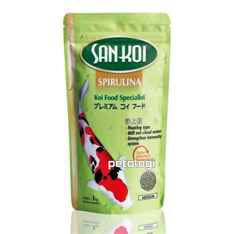 Jual San Koi Spirulina Koi Food Specialist 1 Kg Pakan Pelet Ikan Koi