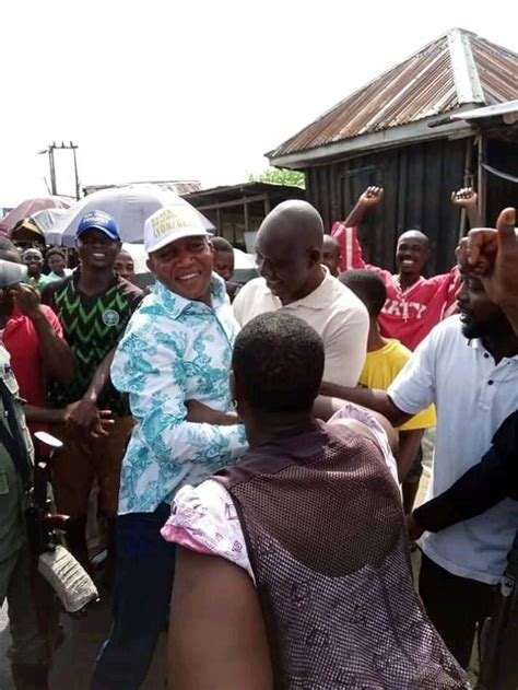 Bayelsa Apc Governorship Candidate David Lyon With Keke Drivers And