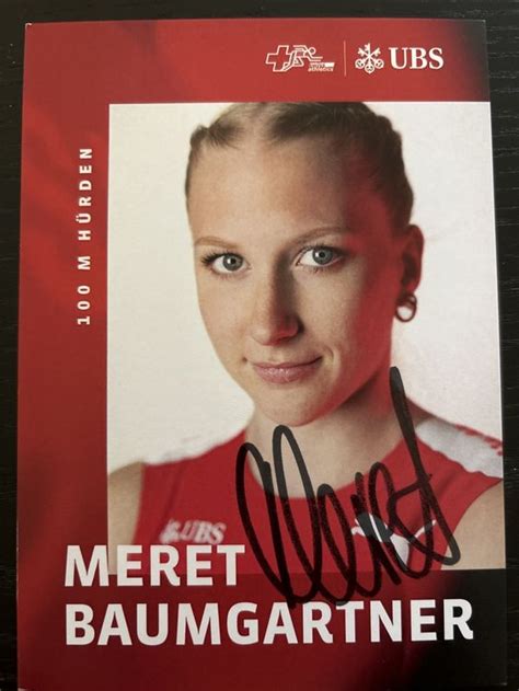Meret Baumgartner Kaufen Auf Ricardo