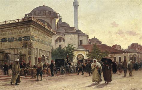 Daily Life in Ottoman Empire #4 Painting by Fausto Zonaro - Pixels