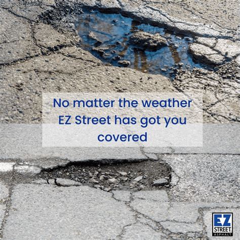 Diy Pothole Repair Can Be Done Ezay With Ez Street Asphalt Ez Street Asphalt