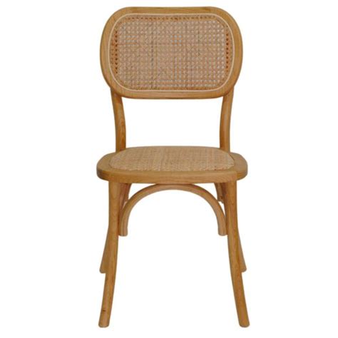 Silla Kiram Natural De Madera De Olmo X X Cm Tessahome