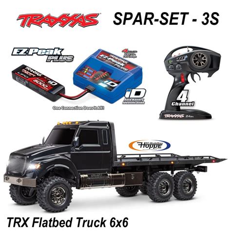 Traxxas Trx 6 Ultimate Hauler Truck 6x6 Rtr Schwarz 6wd Truck Brushed