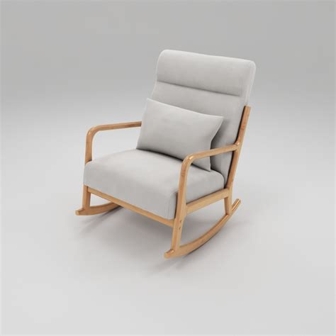 Buy Wood Excellent Nordic Solid Wood Rocking Chair Home Leisure Balcony