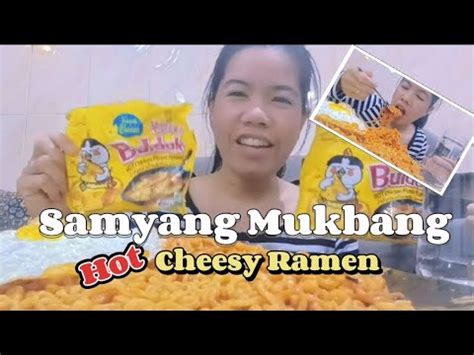 Samyang Hot Chicken Flavor Ramen Pack Noodles Mukbang Napasinok Ako Sa Anghang Youtube