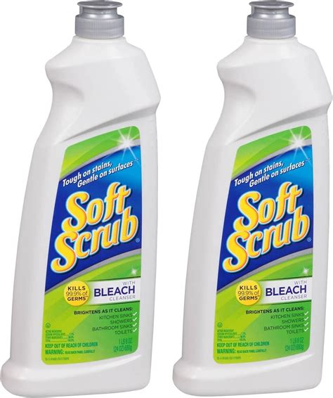 Soft Scrub Cleanser With Bleach 24 Ounce Pack Of 2