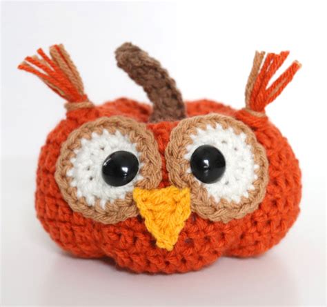 Crochet Owl Pumpkin Repeat Crafter Me