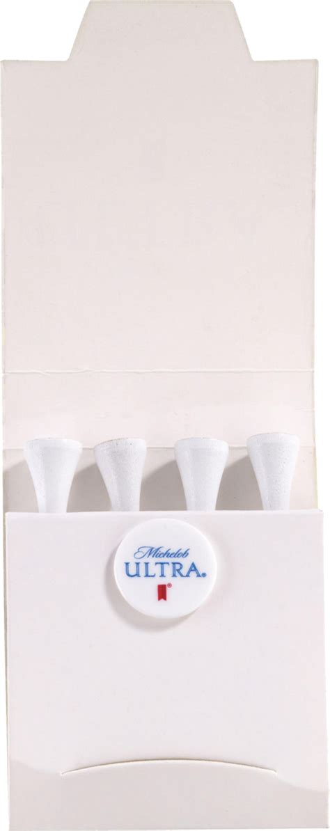 Michelob Ultra Golf Tee 4 Packs Ep Bud Store