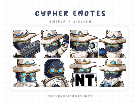 Cypher Valorant, Cypher Valorant Twitch Emotes, Cypher Valorant Discord ...