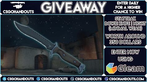 Handouts Gg On Twitter CSGO Handouts StatTrak Bowie Knife Night