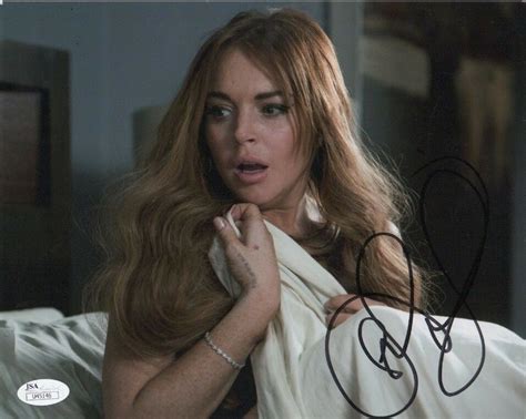 Lindsay Lohan Sexy Signed Autograph 8x10 Photo Jsa Coa 2 Outlaw Hobbies Authentic Autographs