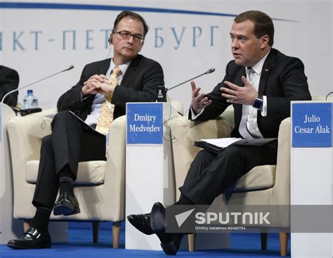 Dmitry Medvedev Visits Northwestern Federal District Sputnik Mediabank