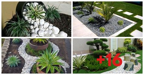 20 Hermosos Diseños Para Jardín Con Piedras Jardines Casa