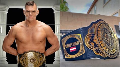 Gunther Title Reign Gunther To Receive A Custom Intercontinental Championship On His Milestone