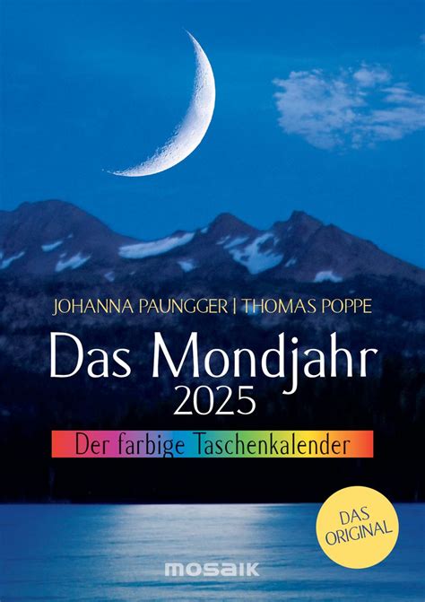 Das Mondjahr Der Farbige Taschenkalender Buchkalender