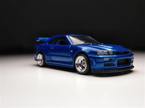 Nissan Skyline R Hot Wheels Custom Real Rubber Tires Etsy