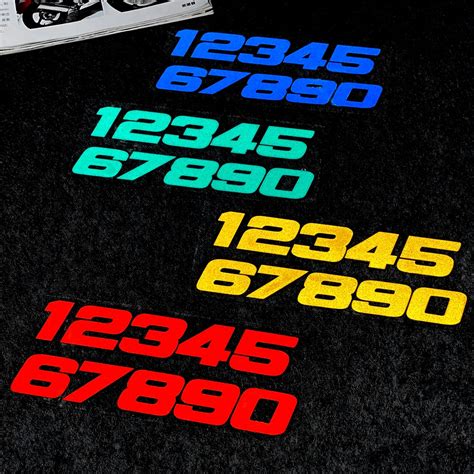 Jdm Phone Number 1234567890 Reflective Car Stickers Motorcycle Decal