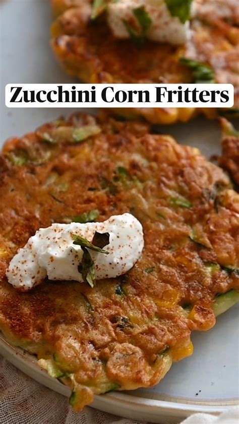 Zucchini And Corn Fritters Artofit