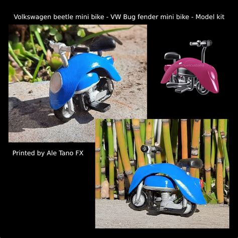 3d Printer Volkswagen Beetle Mini Bike Vw Bug Fender Mini Bike