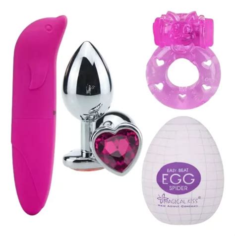 Plug Anal Golfinho Ponto G Egg Anel Peiano Kit Itens Promo MercadoLivre