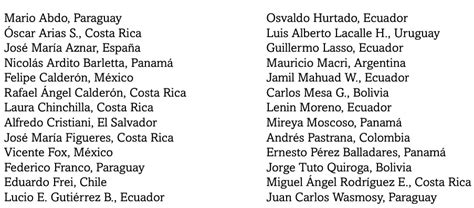 Lasso Moreno Gutiérrez y expresidentes de América Latina rechazan