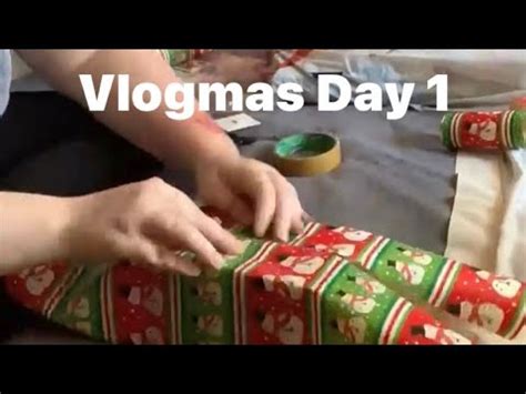 Vlogmas Day Unboxings Gift Wrapping