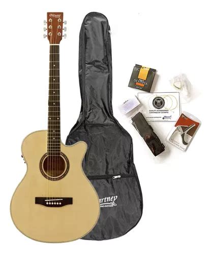 Guitarra Electroacústica Mccartney Qag40eqnt Natural Mate Envío Gratis