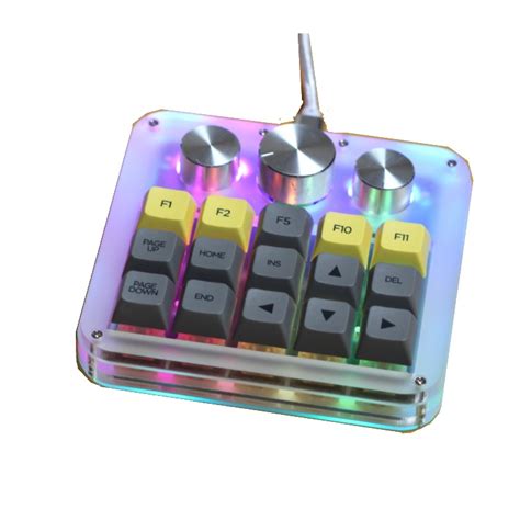 Gplanet Custom Numpad With Knob Rgb Hot Swap Gateron Switches Rgb Hot Swap