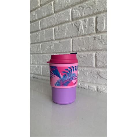 Tupperware Copo Para Viagem Floral Ml Shopee Brasil