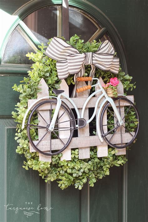 Diy Boxwood Bicycle Spring Wreath Artofit