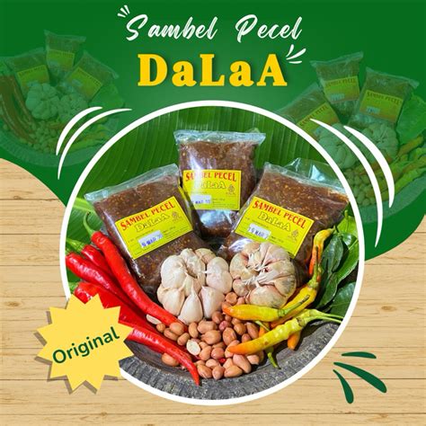 Jual Sambel Pecel DaLaA 250 Gr Varian Original Sambel Kacang Khas