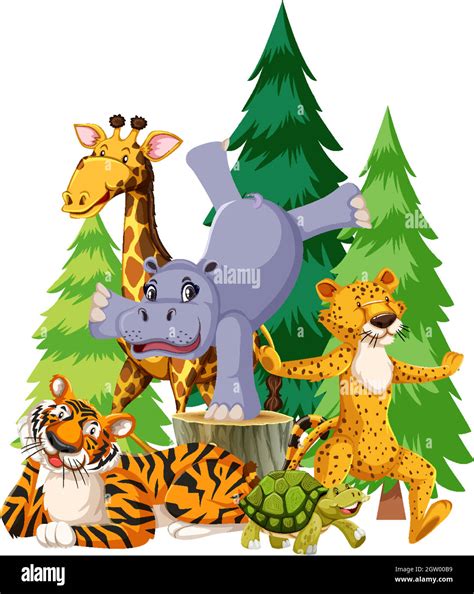 happy animal  nature stock vector image art alamy