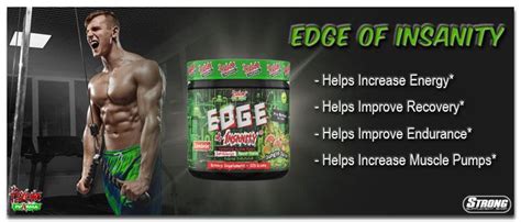 Edge Of Insanity By Psycho Pharma #1 Strongest Pre Workout, 53% OFF