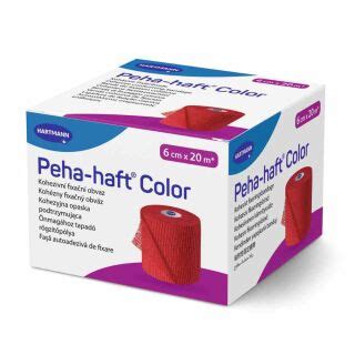 Peha haft Color Latexfrei kohäsive Fixierbinde rot 6 cm x 20 m ARDM