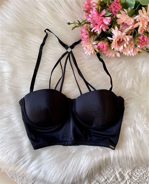 Sutiã Top Preto Lingerie Feminina Valisere Usado 81031503 enjoei