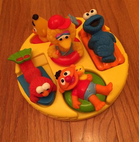 Sesame Street Bath Toys Set 1994 | #1848773442