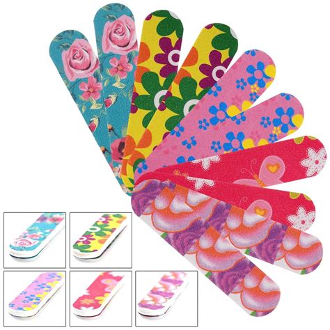 100 Pieces Mini Nail Files Double Sided Emery Boards Nail