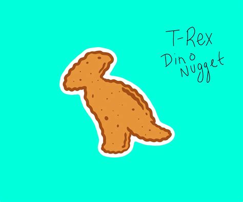 Dinosaur Nuggets Dino Nuggets Dinosaur Stickers Nugget Etsy