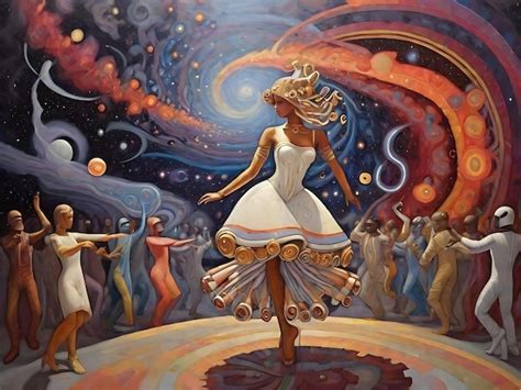 Premium Photo Galactic Dance A Celestial Choreography Of Cosmic Rhythms