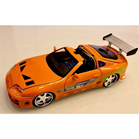 Miniatura Toyota Supra Velozes E Furiosos Brian Escala 1 24 No Shoptime