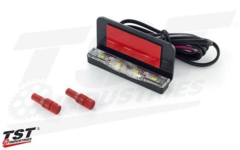 TST LED LOW PROFILE UNIVERSAL FIT LICENSE PLATE LIGHT Retro Rides