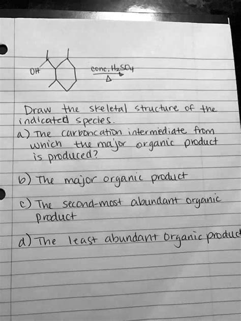 SOLVED Draw The Skeletal Structure Of The Indicated Species The