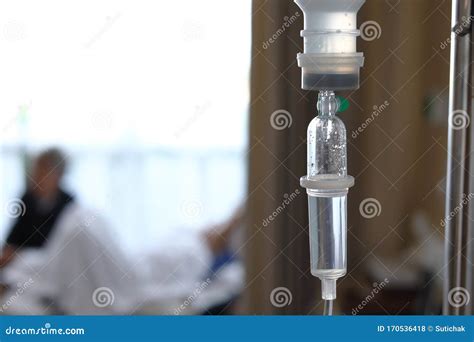 Iv Infusion Saline Intravenous Injection Medicine For Healing Patient