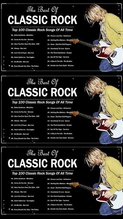 Classic Rock 60s 70s 80s Greatest Hits Classic Rock Top 100 Classic