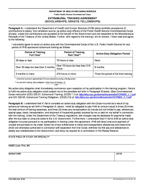 Fillable Online Hhs FORM PHS 7062 U S Department Of Health And Human