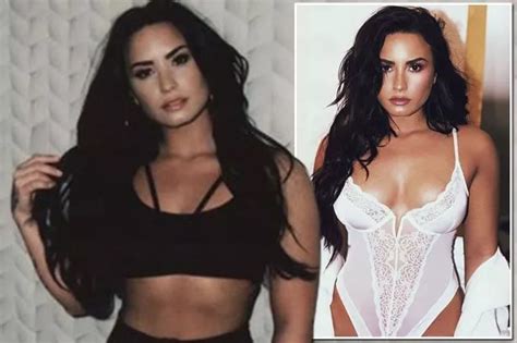 Demi Lovato Puts On Incredibly Sexy Display In White Lingerie As Fans