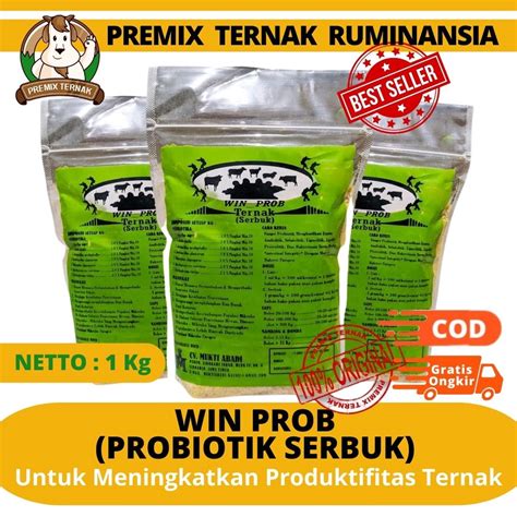 Jual Probiotik Win Prob Kering Serbuk Probiotik Ternak Untuk