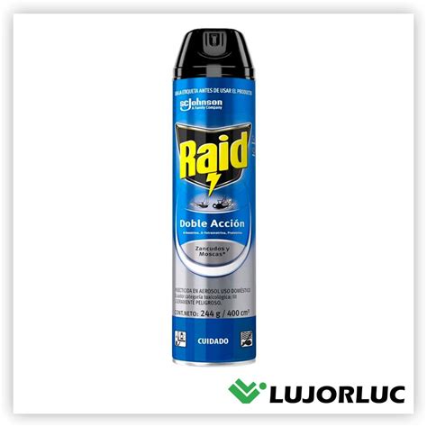 Insecticida Raid Doble Acci N Zancudos Y Moscas Aerosol Gr