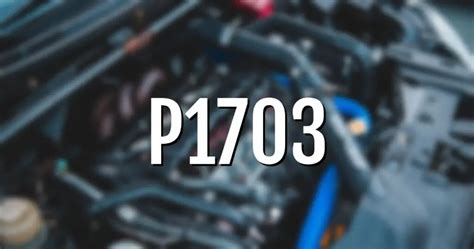 [SOLVED] P1703 Code: Fixing Brake Switch Out Of Self Test Range Issue