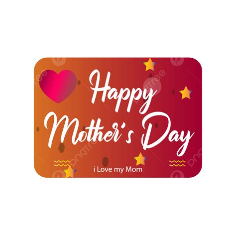 Happy Mother Day Vector Hd Images Happy Mothers Day Card Happy